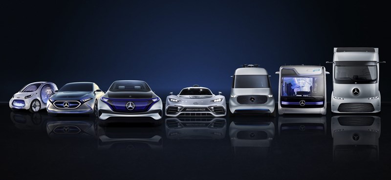 Nem tréfál a Mercedes: 70 milliárd eurót költenek villanyautókra