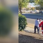 Santa and elf-clad cops collide with thieves in California