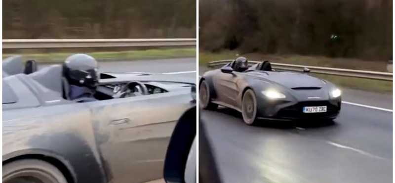 Pont az Autókereskedők műsorvezetője mellet húzott el egy Aston Martin V12 Speedster ? videó