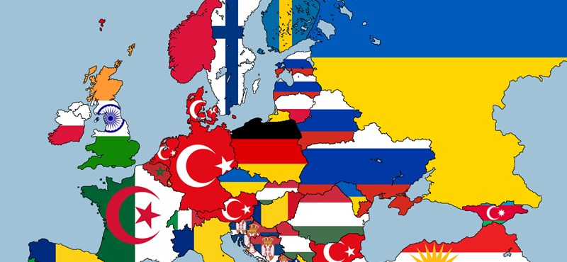 európa térkép országok Világ: Van olyan Európa térkép, amelyen három ország is magyar  európa térkép országok