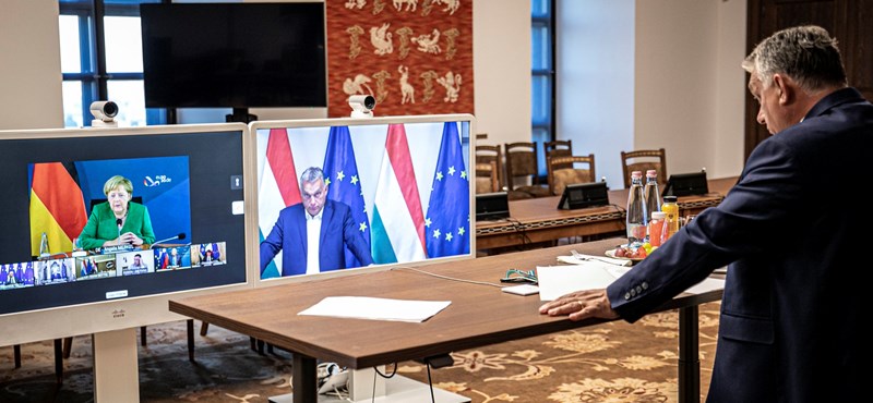 Orbán videoconference with EU leaders