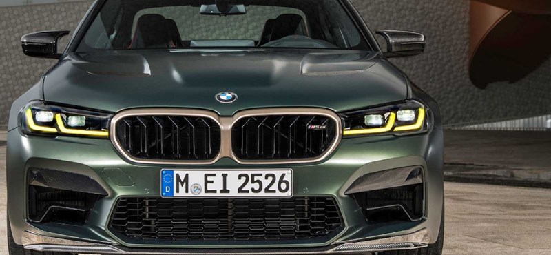 Itt a méregdrága BMW M5 CS, a gyártó eddigi legerősebb közúti modellje