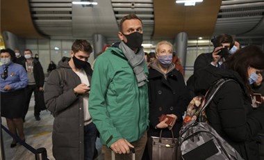 Immediately after his return, Navalny was arrested by the Russian authorities.