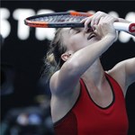 Charlie Hebdo jokes with the Romanian tennis player