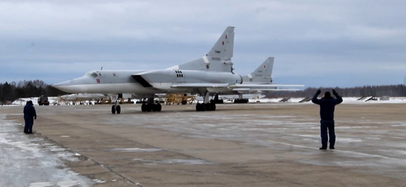 The Russian supersonic bomber crashed